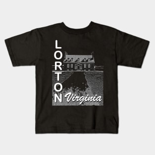 Lorton - Gunston Hall - White Kids T-Shirt